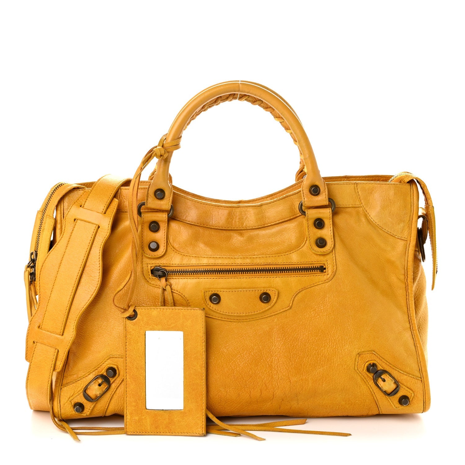 Balenciaga Chevre Classic Hardware City Marigold