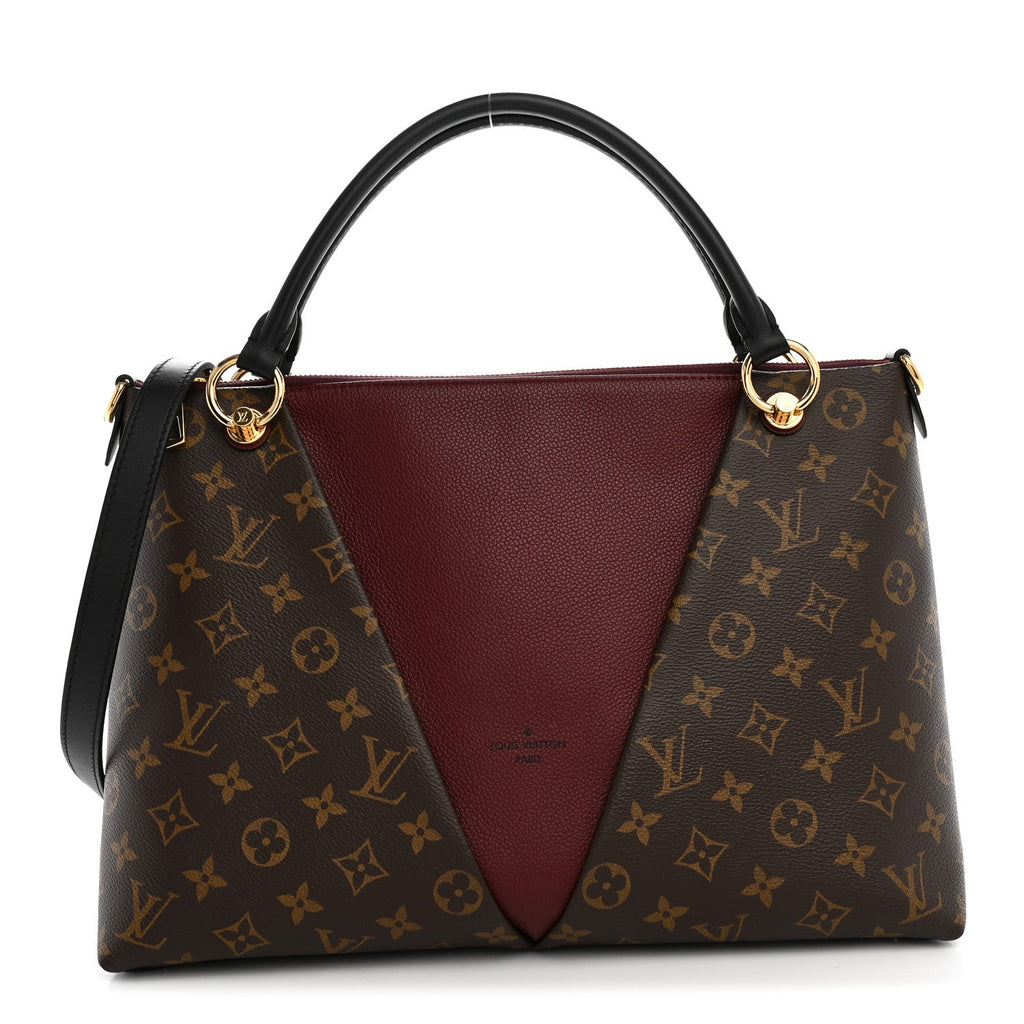 Louis Vuitton Monogram V Tote MM Bordeaux