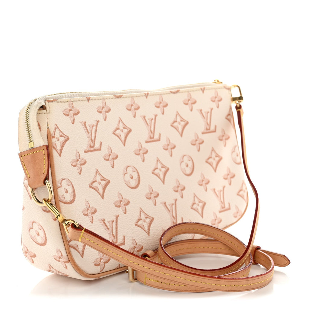 Louis Vuitton Monogram Fall For You Maxi Multi Pochette Accessories Beige Clair