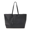 Saint Laurent Calfskin Large Shopping Tote Navy