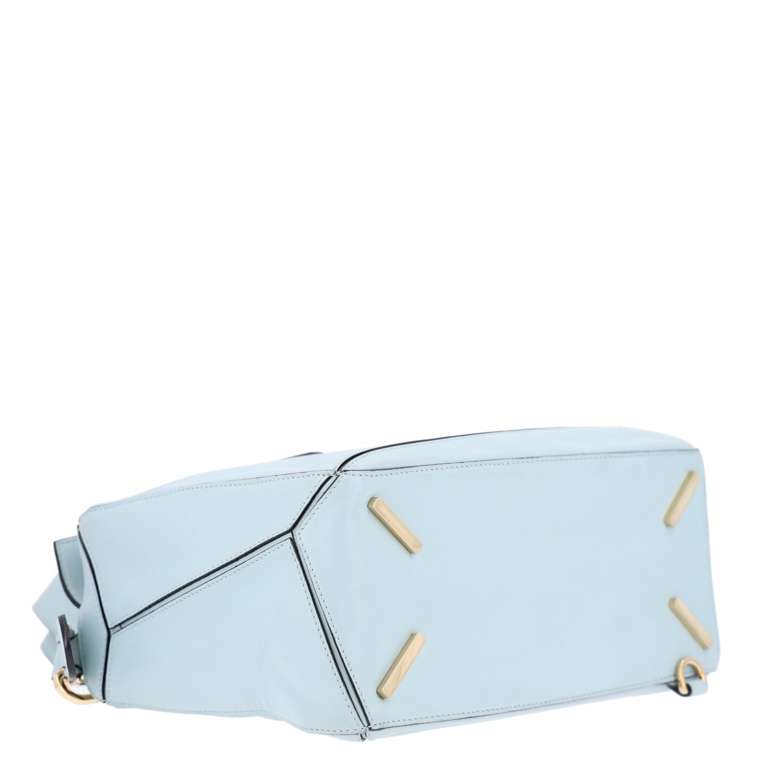 Loewe Calfskin Medium Puzzle Bag Light Blue