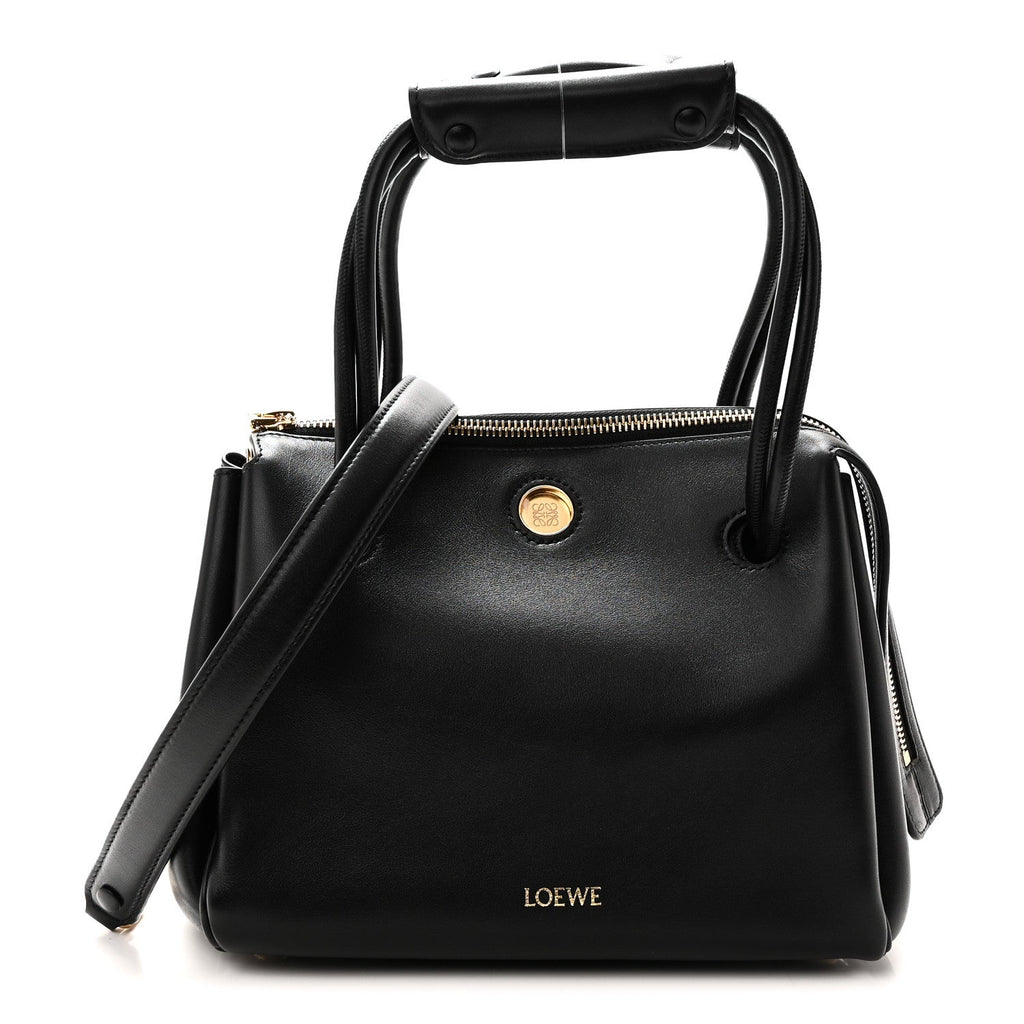 Loewe Supple Calfskin Small Madrid Bag Black