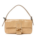 Fendi Snakeskin Baguette Beige