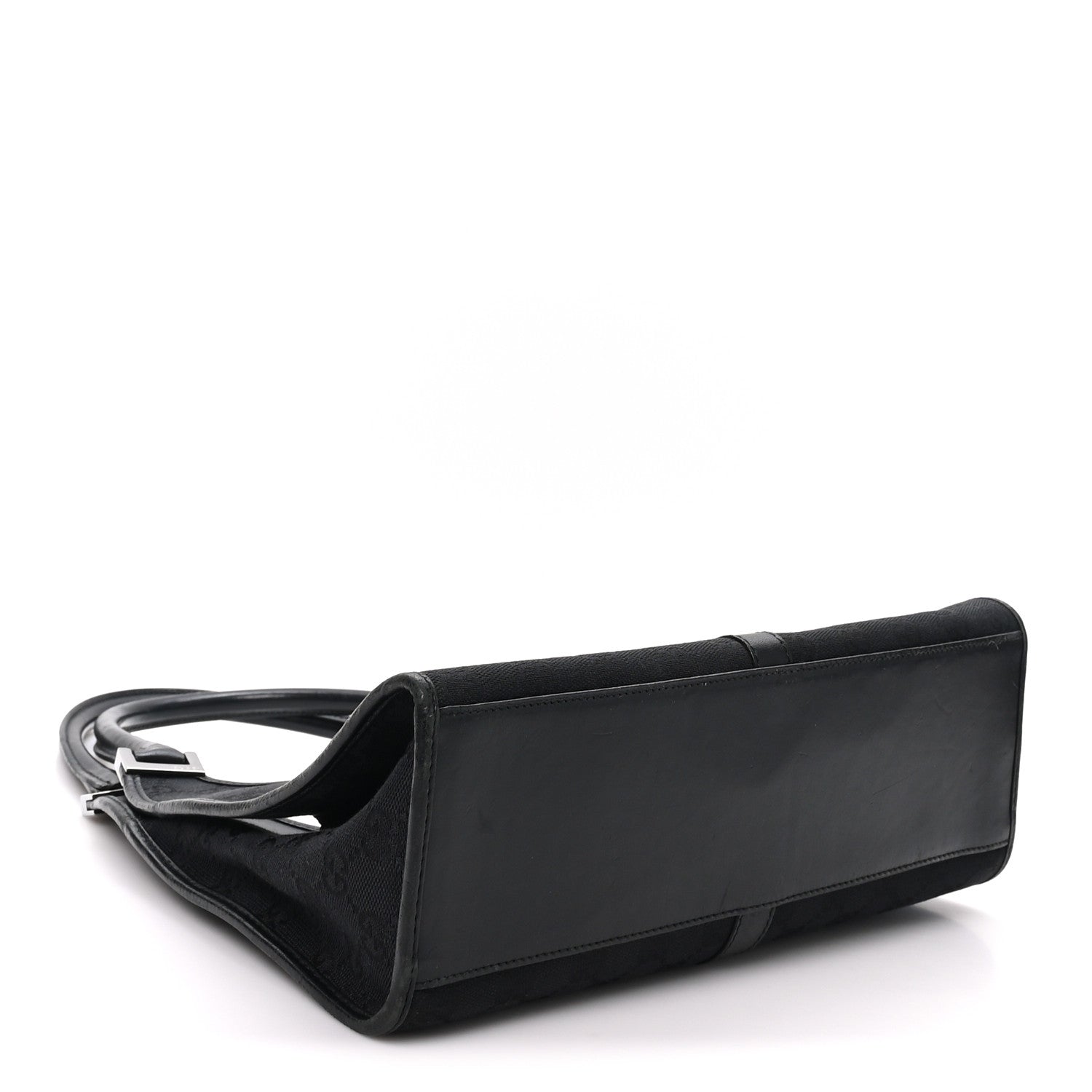 Gucci Monogram Jackie Shoulder Bag Black