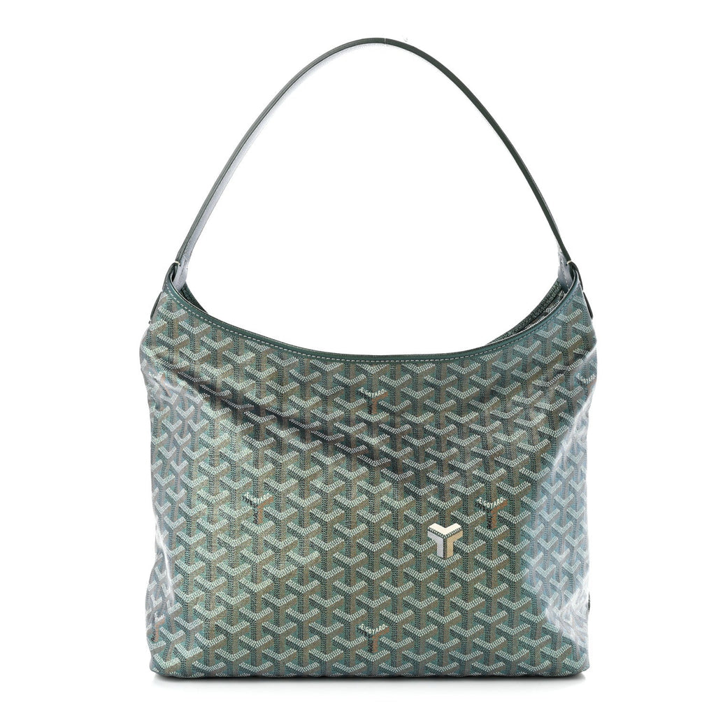 Goyard Iridescent Goyardine Boheme Hobo Pearly Green