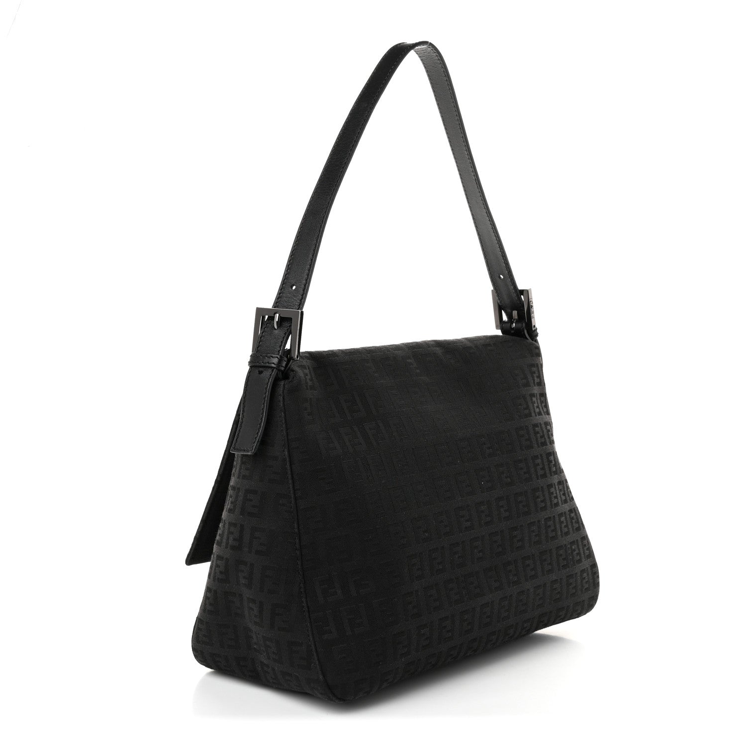Fendi Zucchino Mama Baguette Black