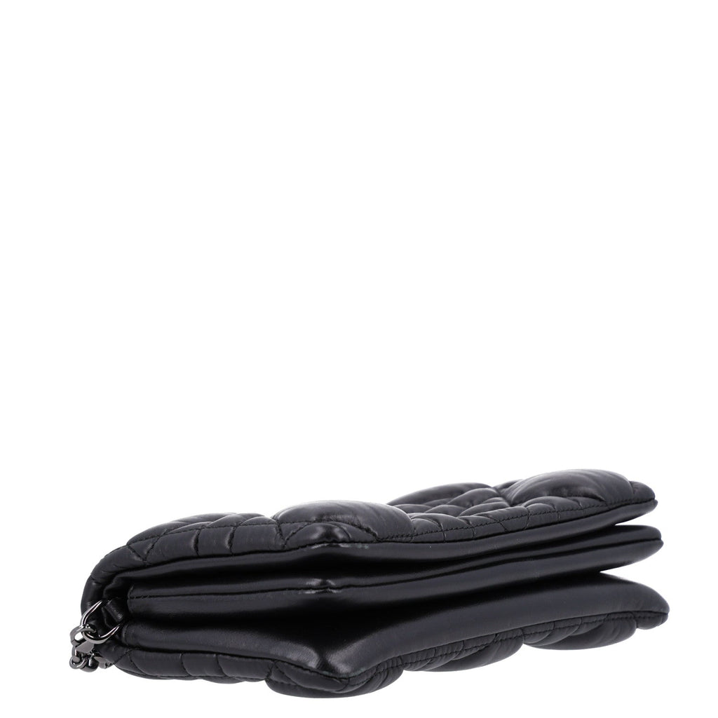 Dior Calfskin Macrocannage Mini Caro Bag Black