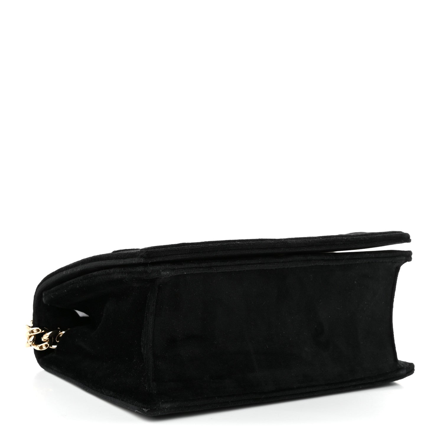 Dior Velvet Small Diorama Flap Bag Black