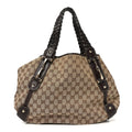 Gucci Monogram Medium Pelham Shoulder Bag Dark Brown