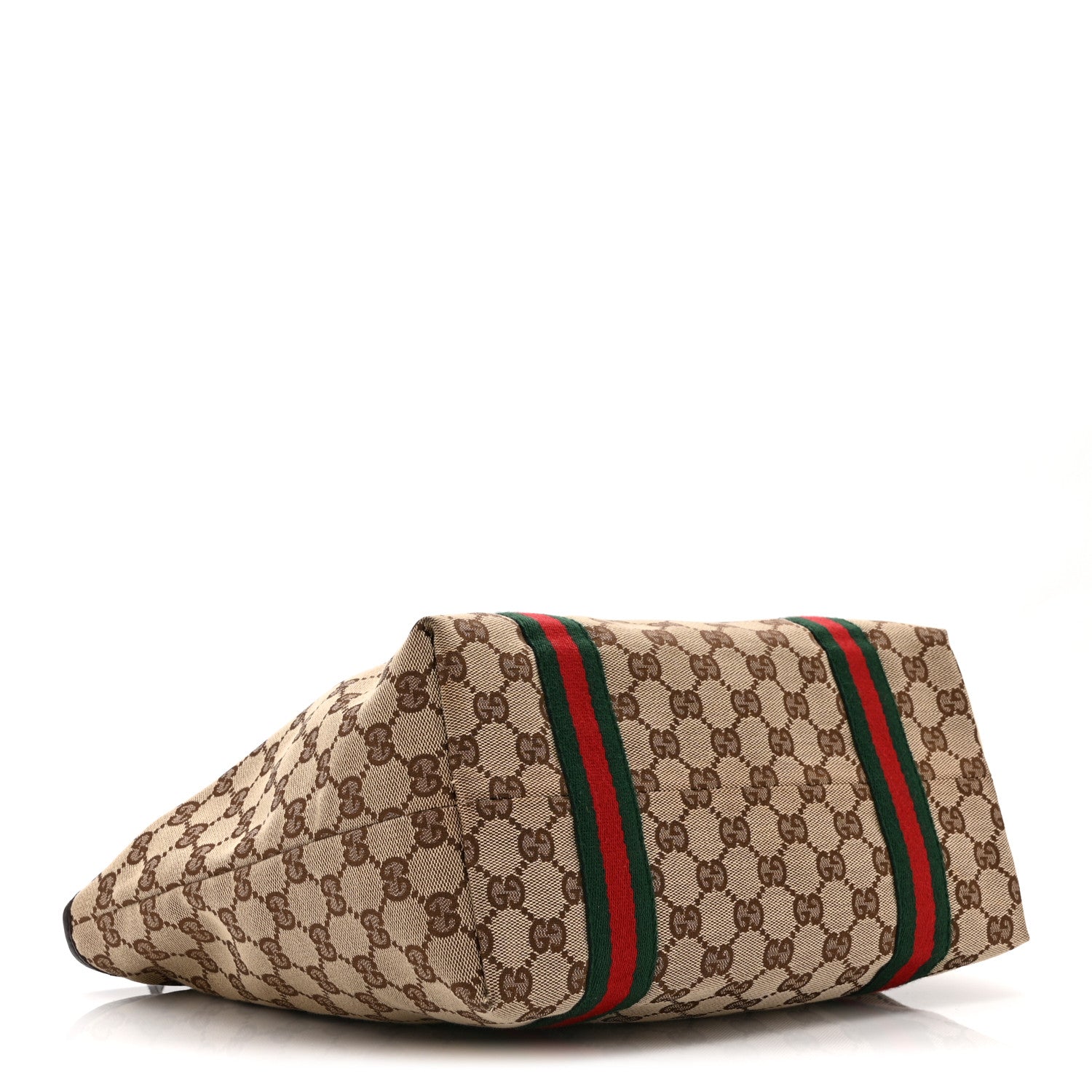 Gucci Monogram Medium Jolicoeur Tote Dark Brown