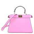 Fendi Shiny Nappa Petite Peekaboo I SEE U Satchel Rosa