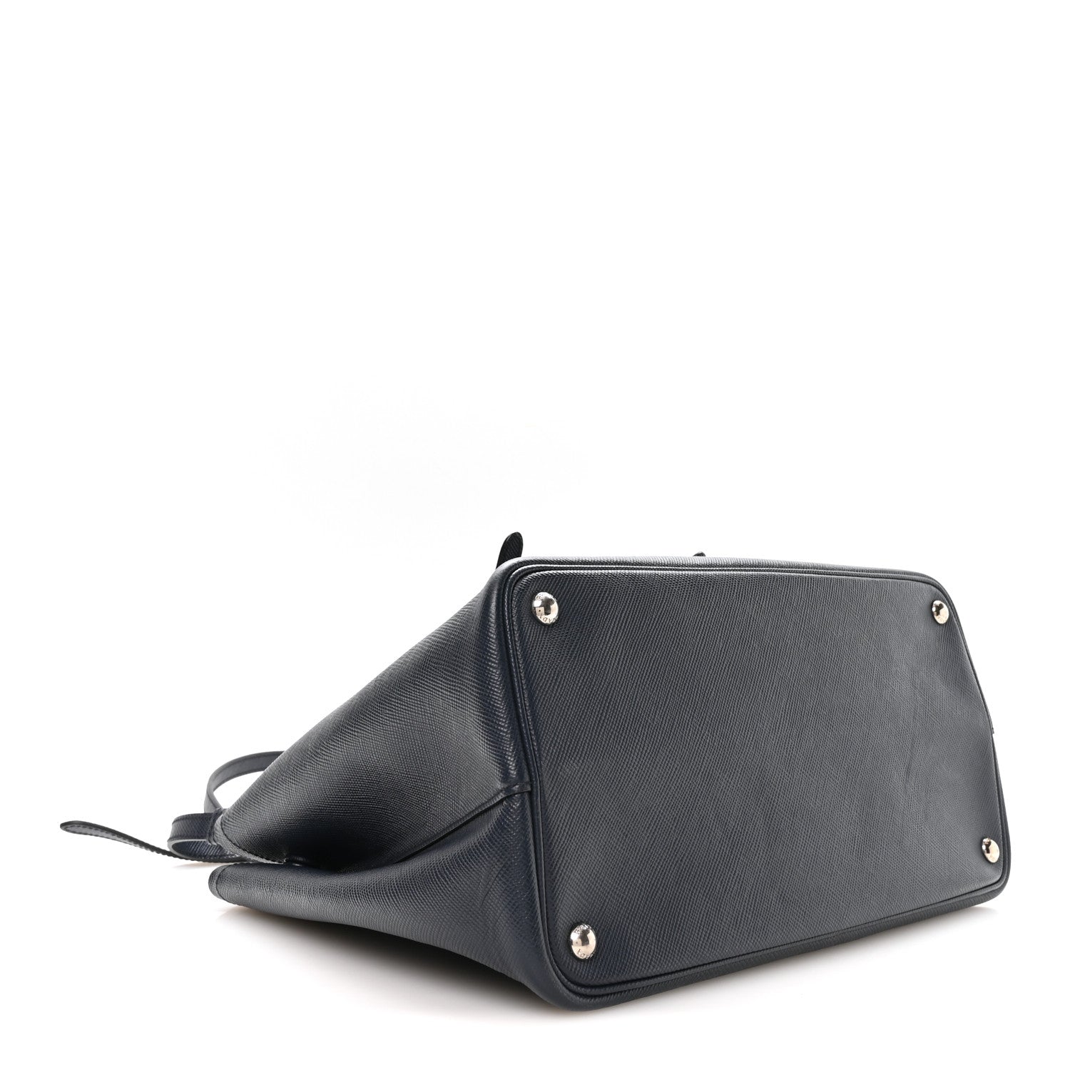 Prada Saffiano Cuir Medium Double Handle Tote Baltico Astrale