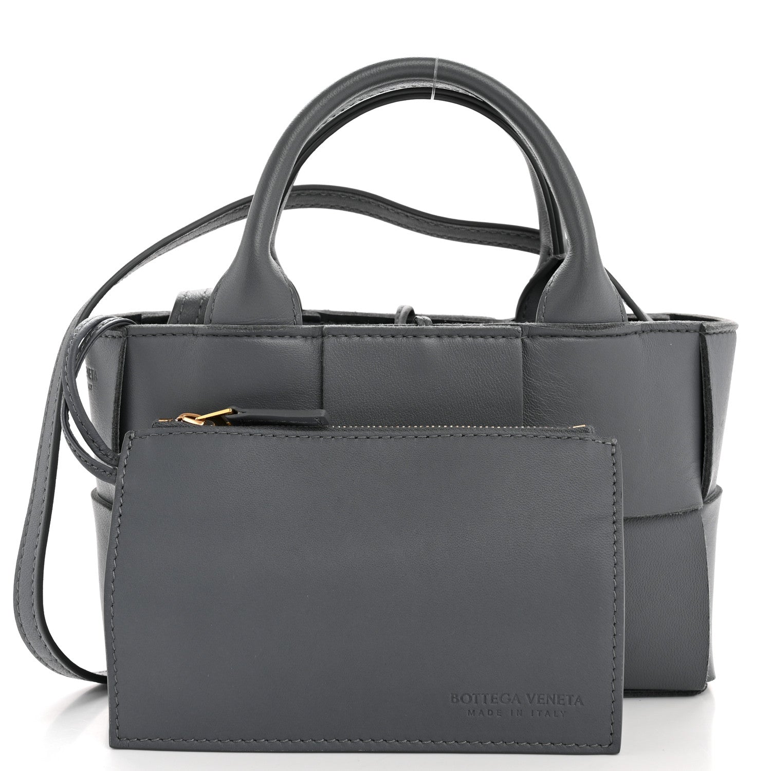 Bottega Veneta Nappa Maxi Intrecciato Arco Tote Thunder