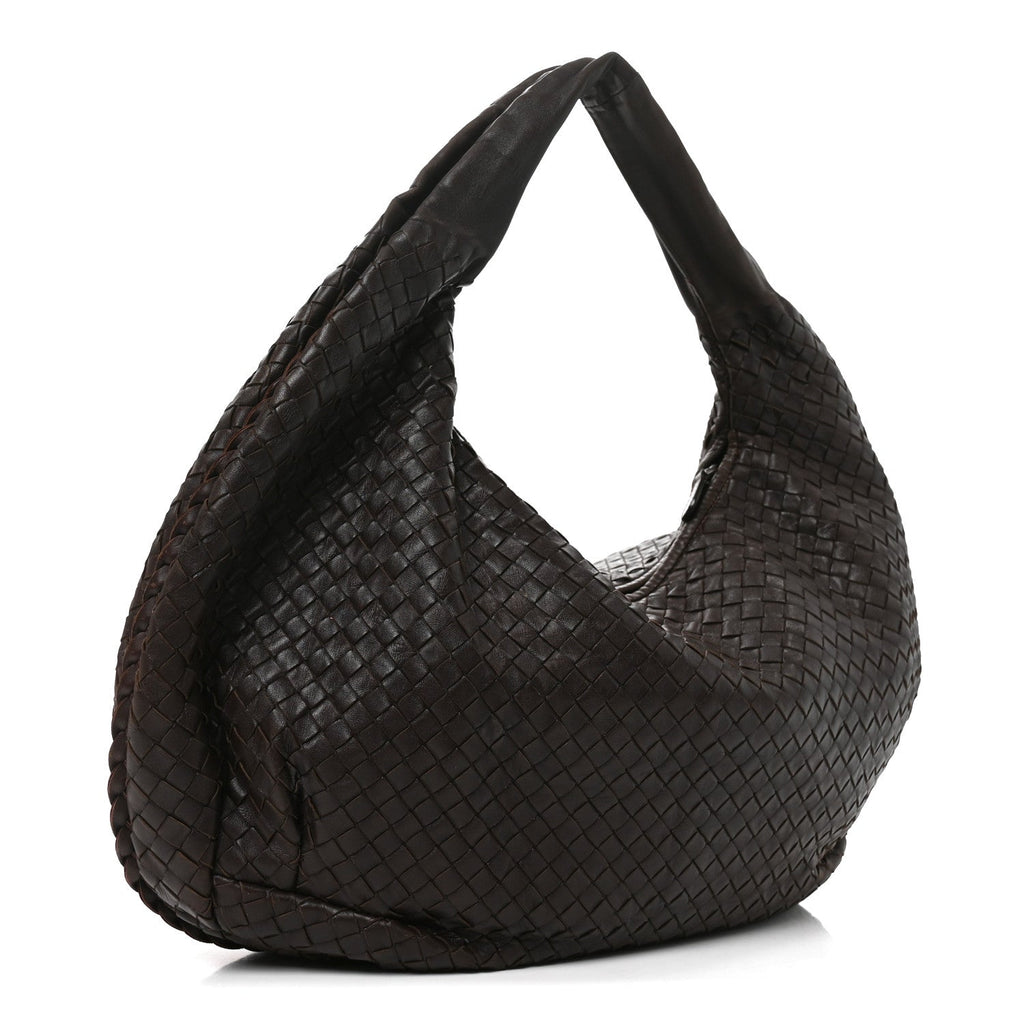 Bottega Veneta Nappa Intrecciato Large Belly Veneta Hobo Ebano