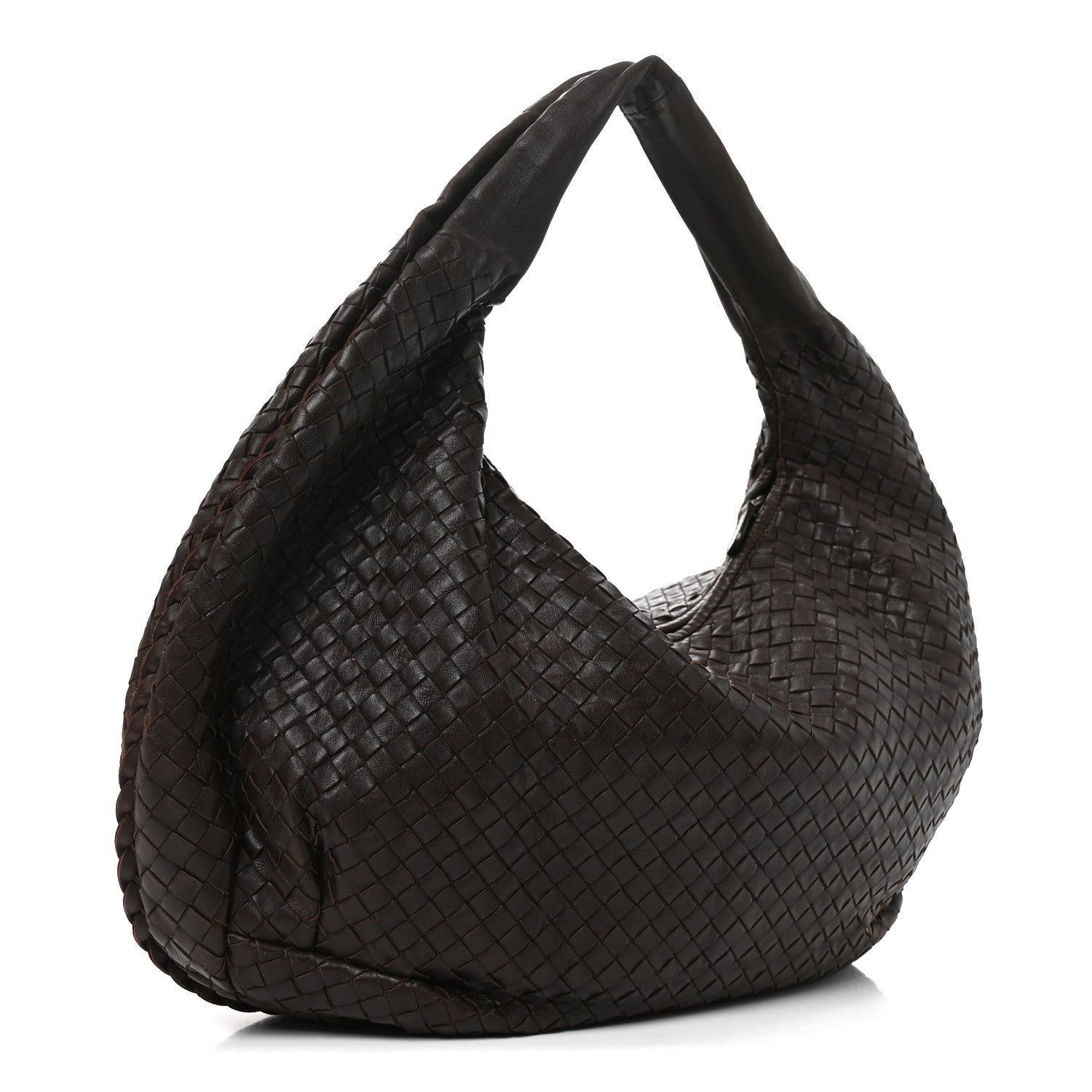 Bottega Veneta Nappa Intrecciato Large Belly Veneta Hobo Ebano