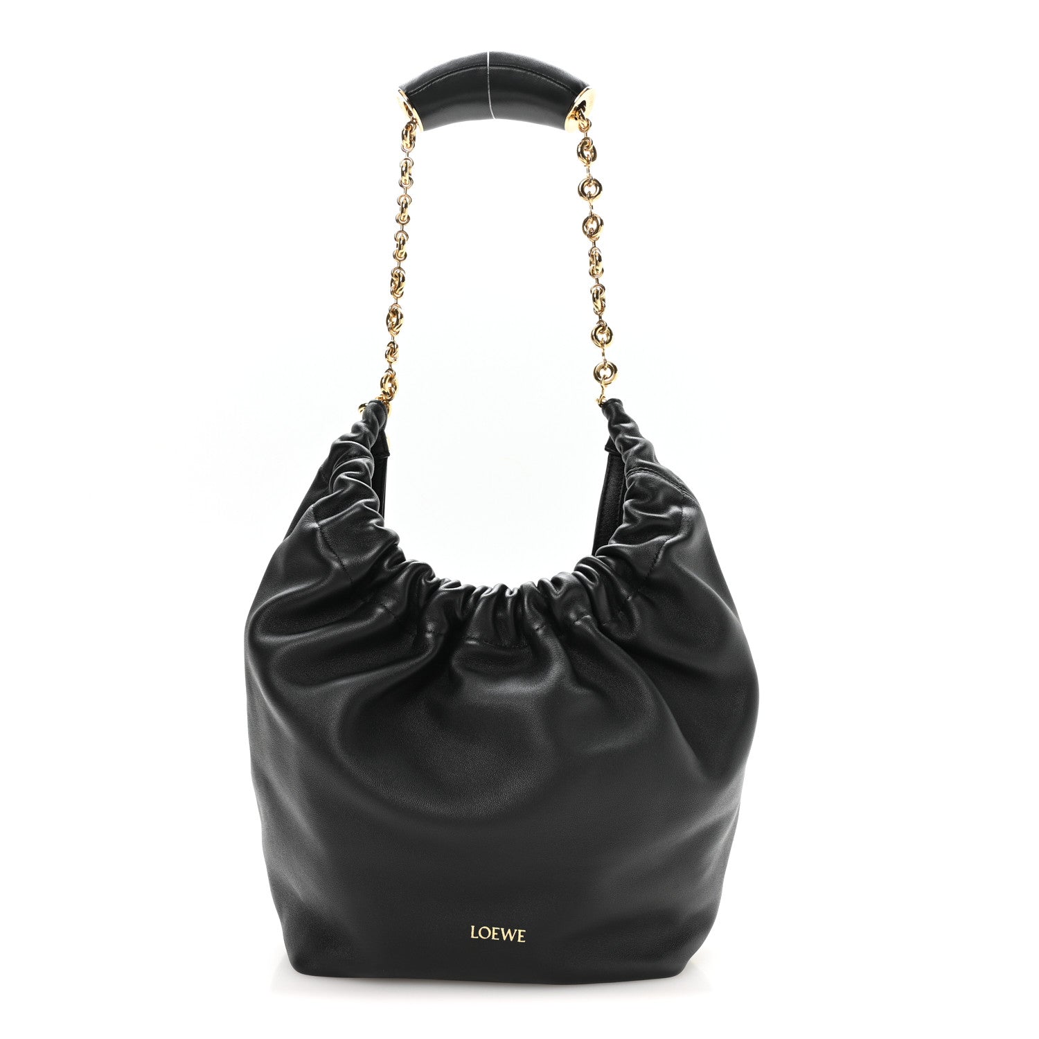 Loewe Buttery Nappa Lambskin Mini Squeeze Bag Black