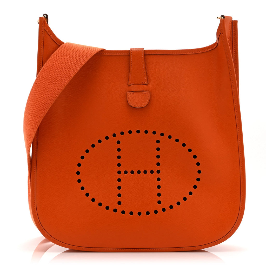 Hermès Epsom Evelyne II GM Orange