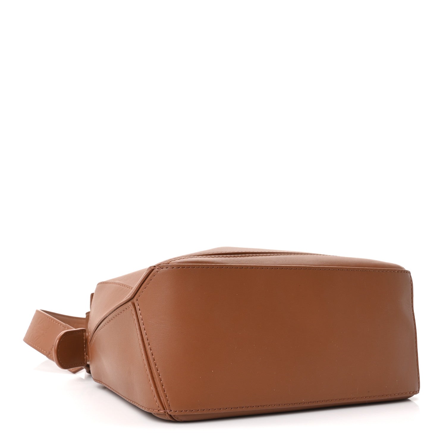 Loewe Satin Calfskin Small Puzzle Bag Pecan