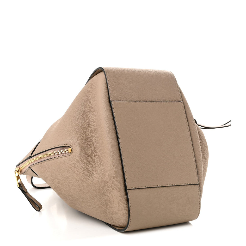 Loewe Grained Calfskin Small Hammock Shoulder Bag Sand