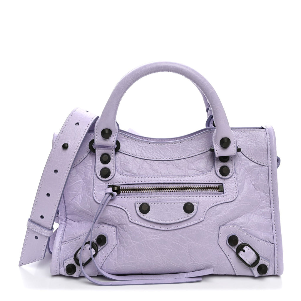 Balenciaga Agneau Arena Classic Hardware Le City Mini Parma