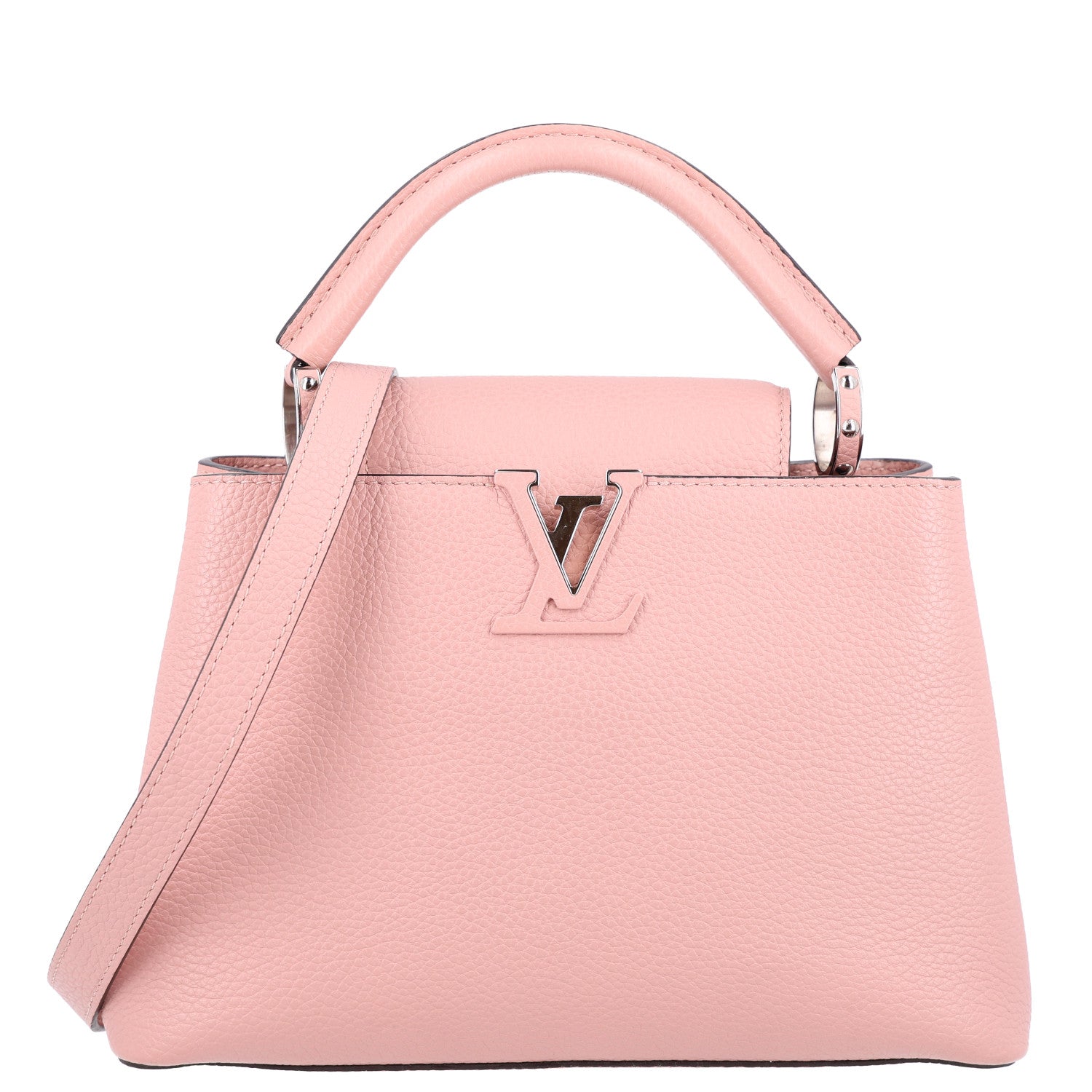 Louis Vuitton Taurillon Capucines BB Magnolia