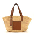 Loewe Raffia Large Basket Tote Bag Natural Tan