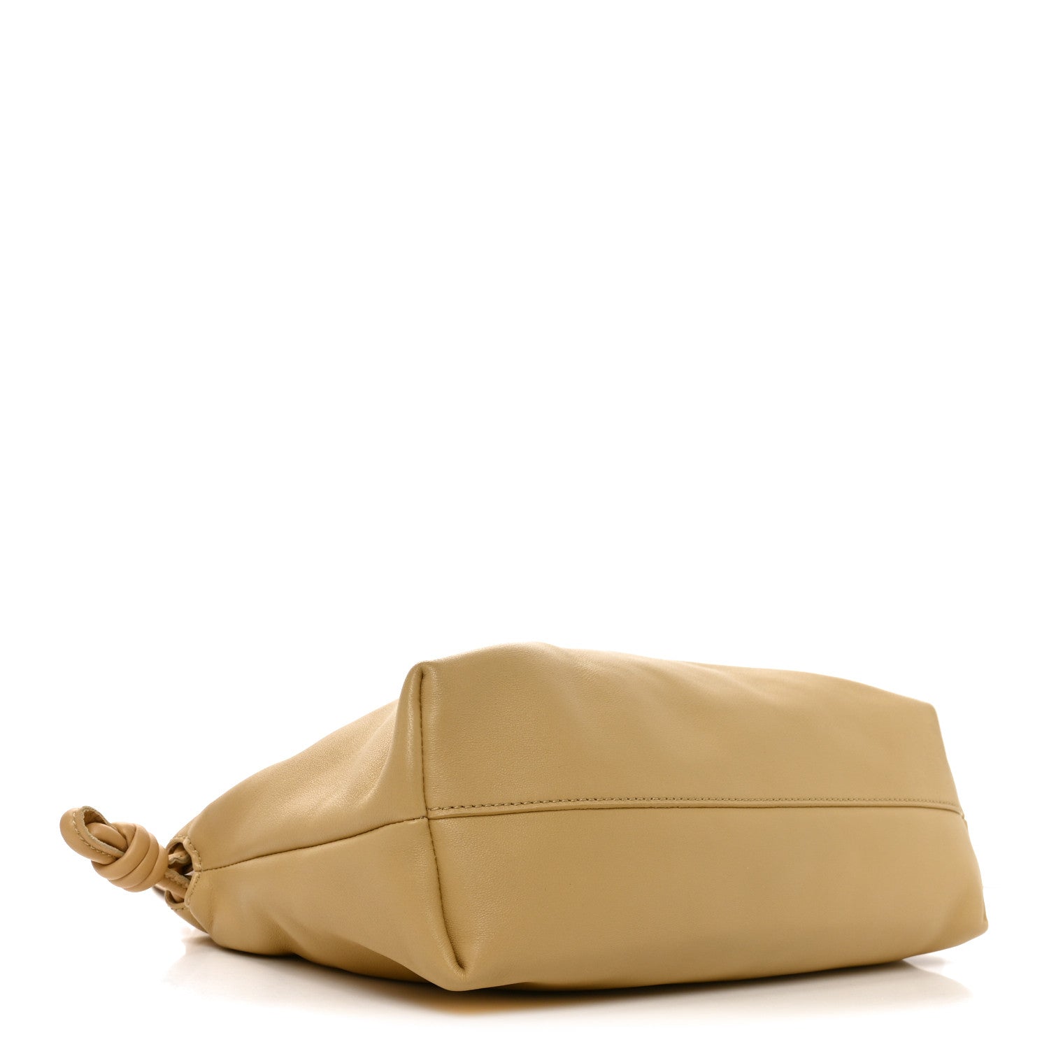 Loewe Mellow Nappa Medium Donut Chain Flamenco Knot Clutch Sahara