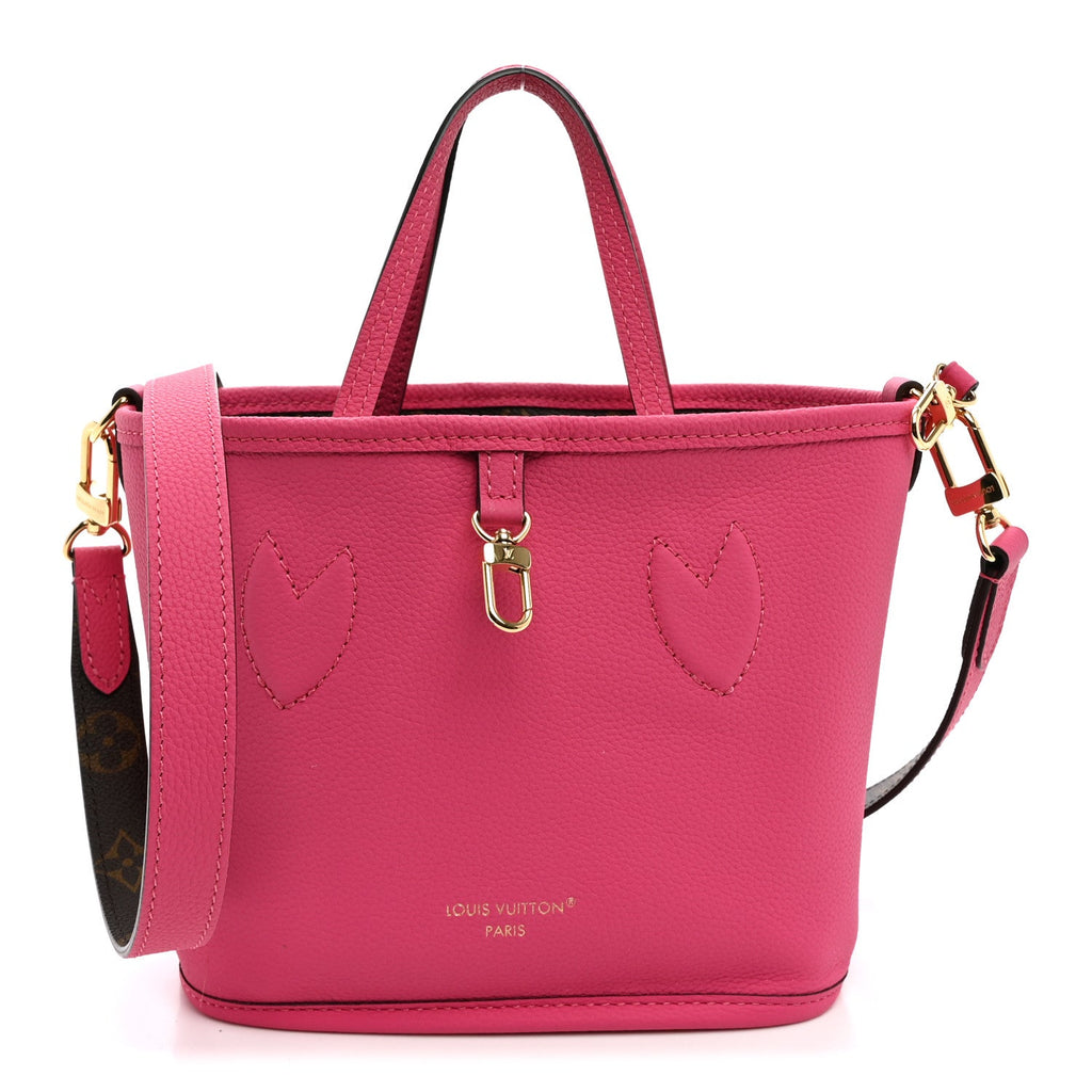 Louis Vuitton Monogram Neverfull Inside Out Bandouliere BB Rose Pondichery