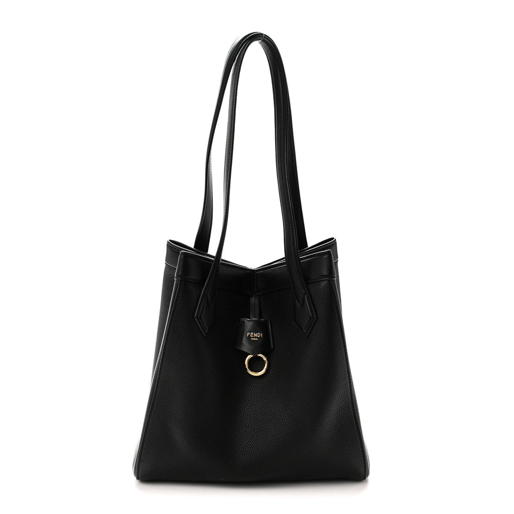 Fendi Vitello Cher Grace Medium Fendi Origami Black