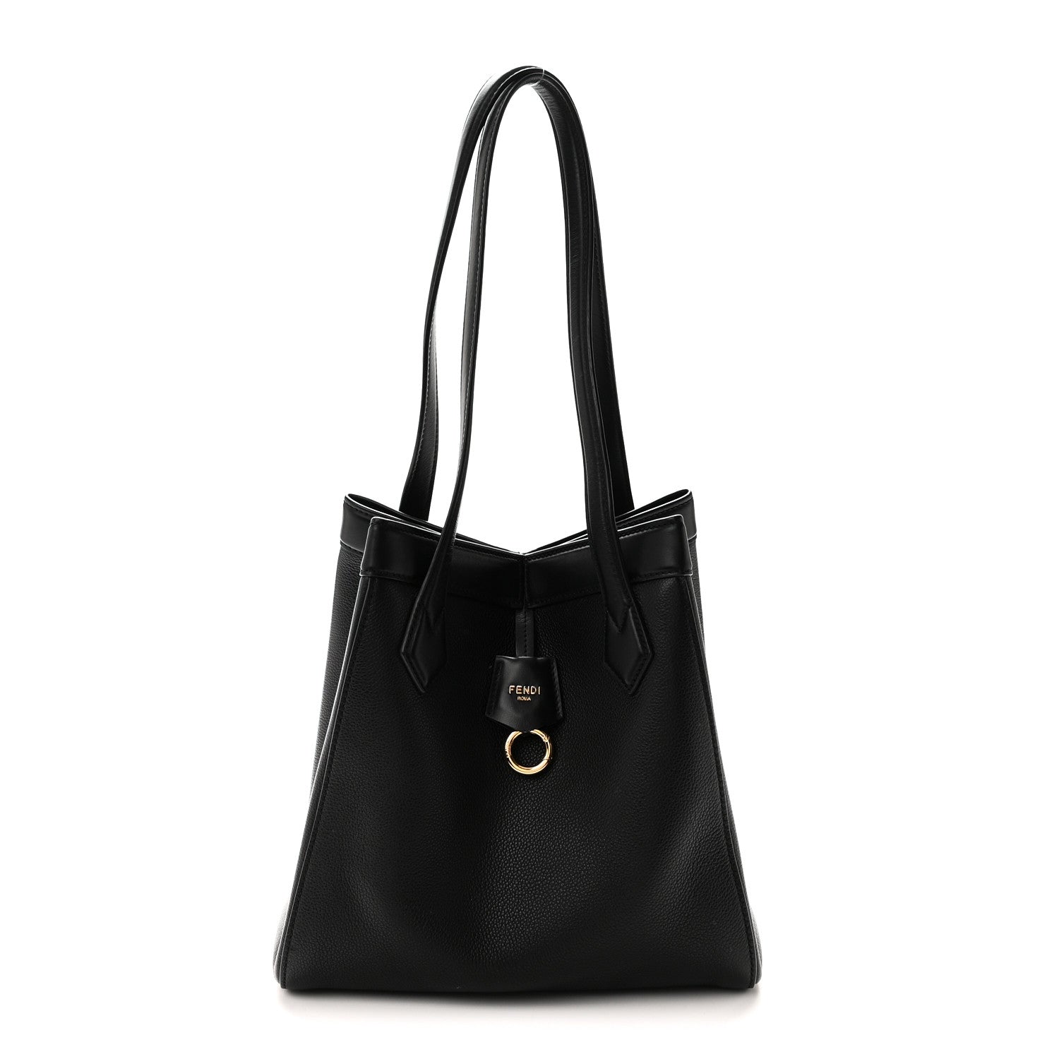 Fendi Vitello Cher Grace Medium Fendi Origami Black