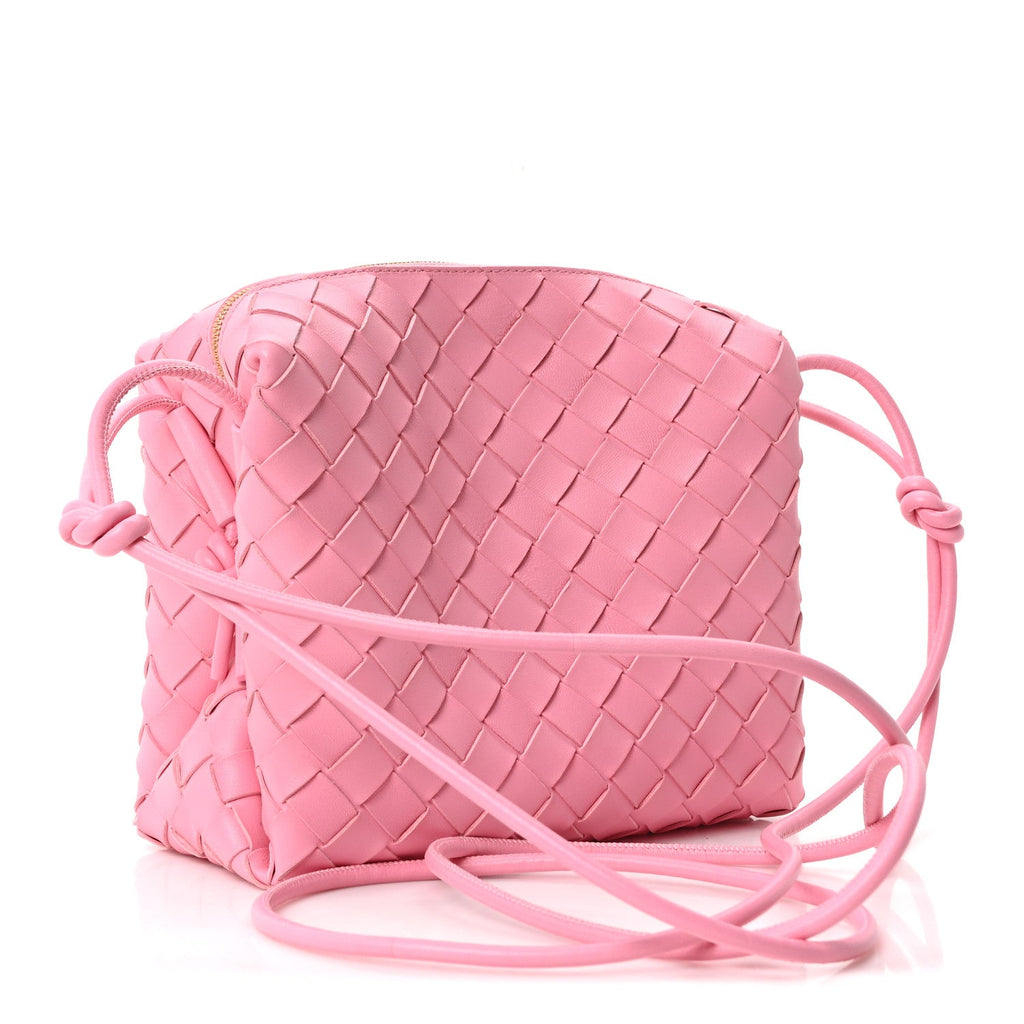 Bottega Veneta Nappa Intrecciato Small Loop Camera Bag Ribbon