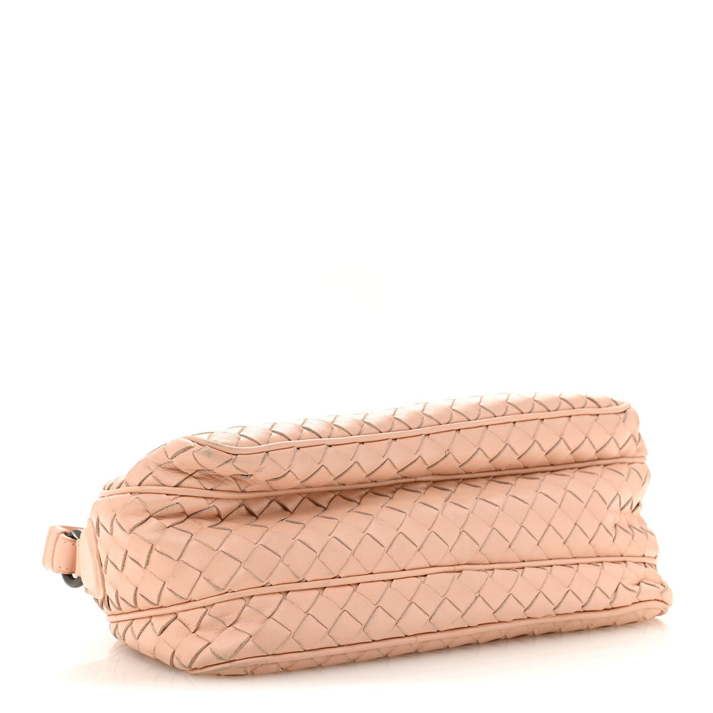 Bottega Veneta Nappa Intrecciato Crossbody Flamingo