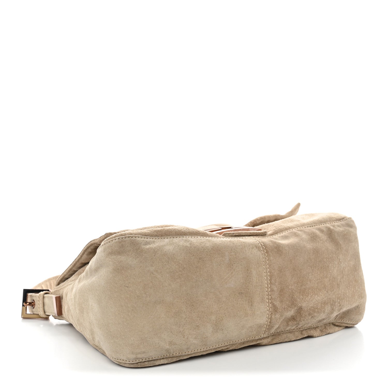 Fendi Suede Mama Baguette Beige detail view