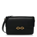 Saint Laurent Smooth Calfskin Le Maillon Satchel Black