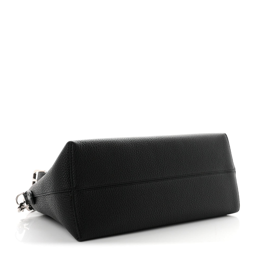 Fendi Cuoio Romano Selleria Medium By The Way Boston Bag Black
