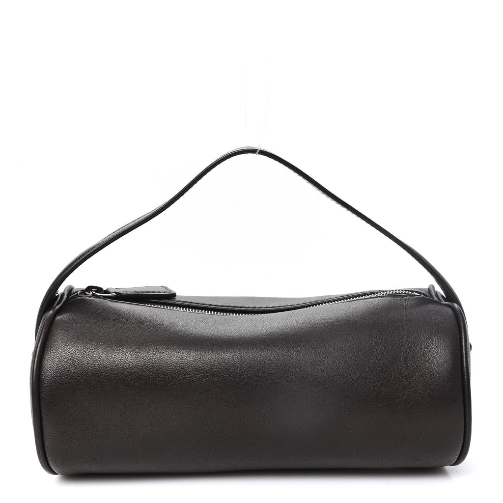 The Row Nappa Round 90's Bag Dark Aniline