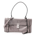 Prada Glossy Calfskin Medium Sound Shoulder Bag Peltro