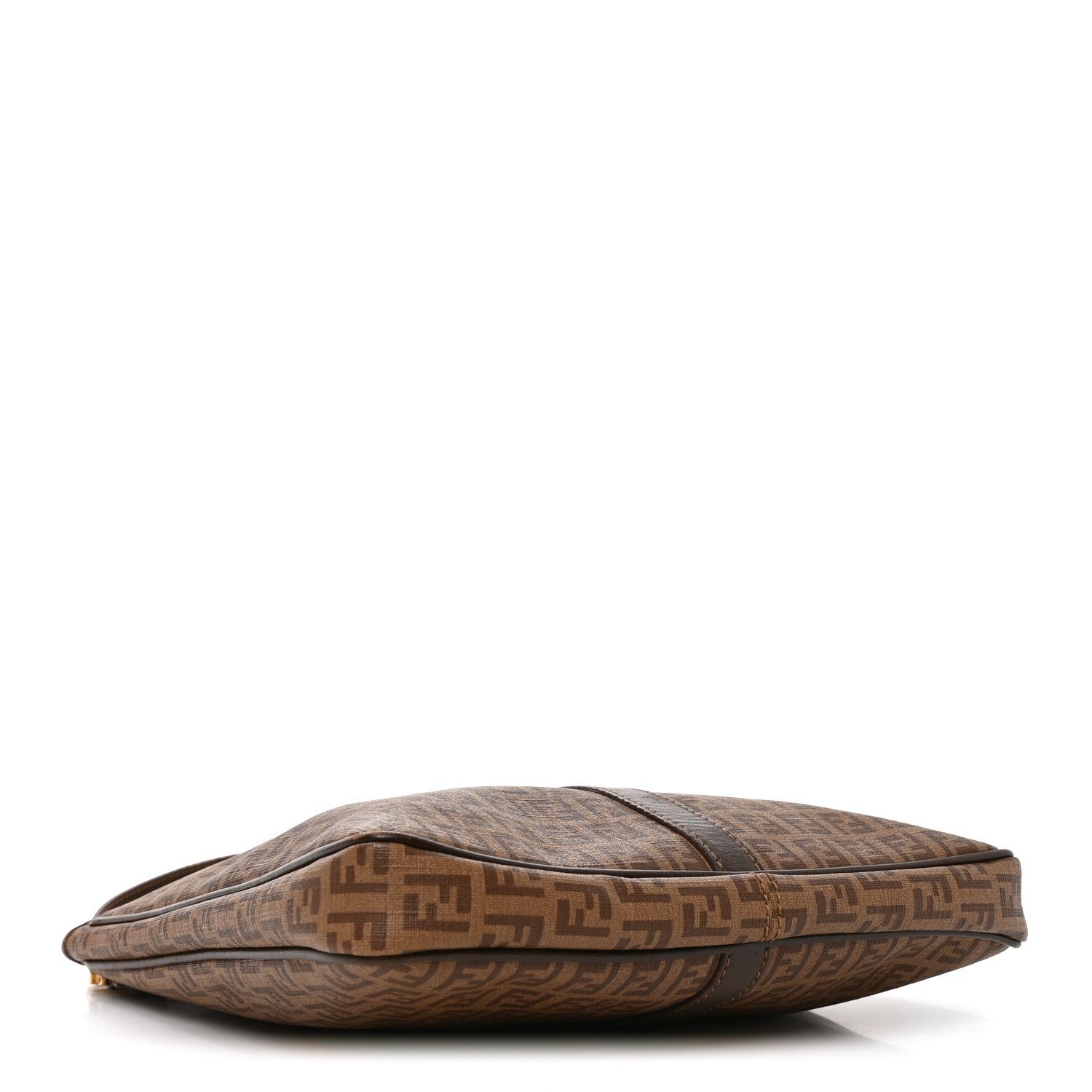 Fendi Zucchino Spalmati Crossbody Brown