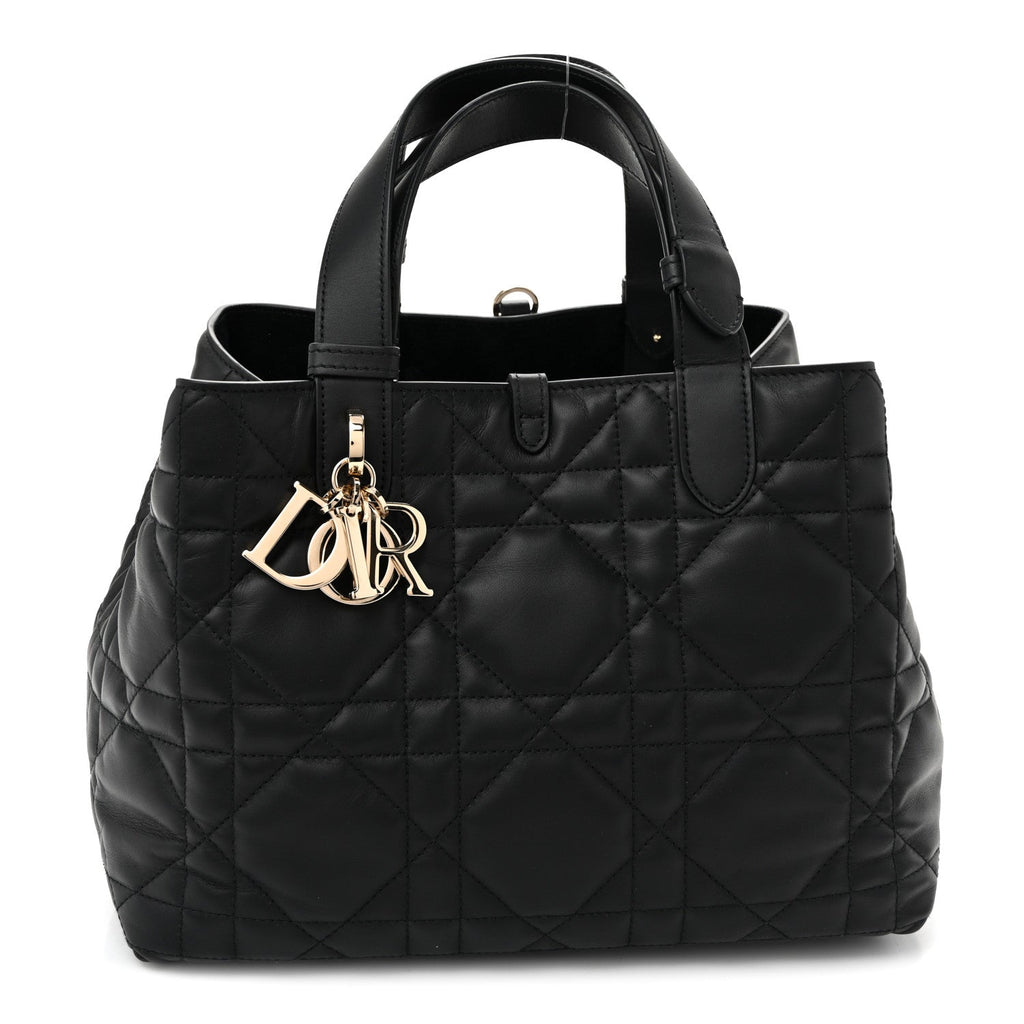 Dior Calfskin Macrocannage Medium Toujours Black