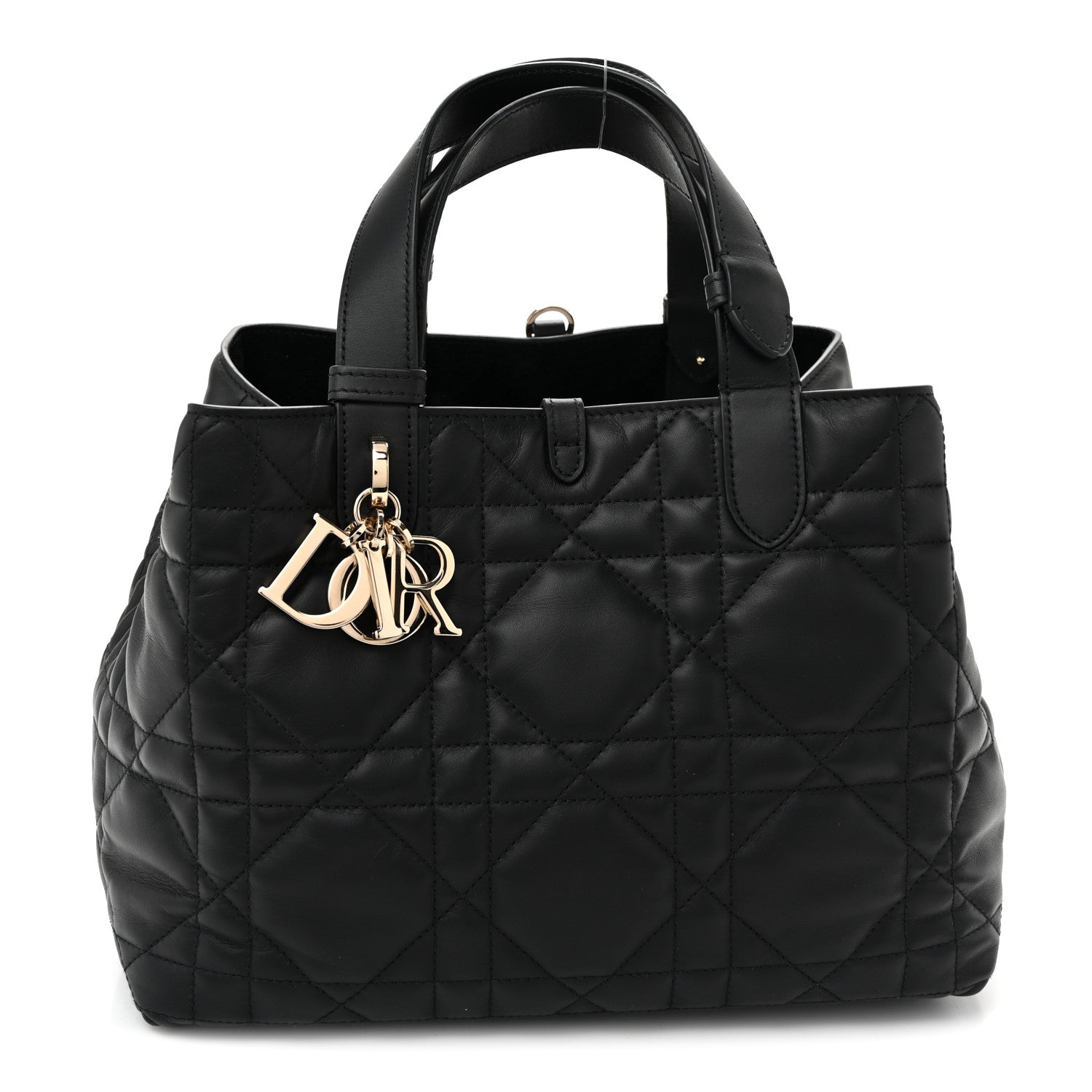 Dior Calfskin Macrocannage Medium Toujours Black