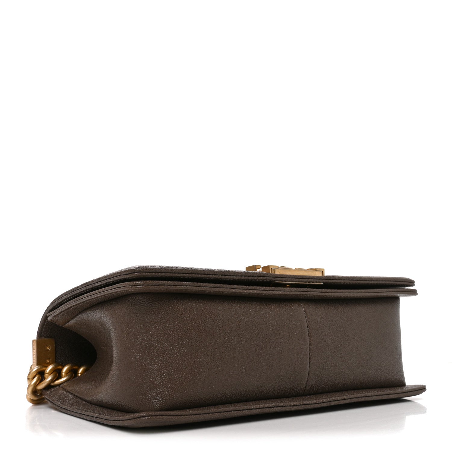 Chanel Caviar Quilted Medium Boy Flap Khaki