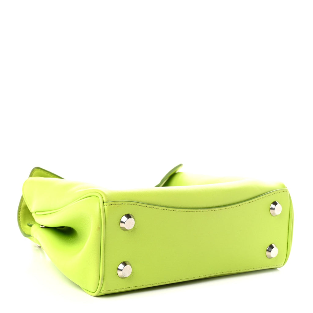 Balenciaga Natural Smooth Calfskin Mini Rodeo Top Handle Handbag Granny Apple