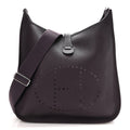 Hermès Taurillon Clemence Evelyne III TGM Prune