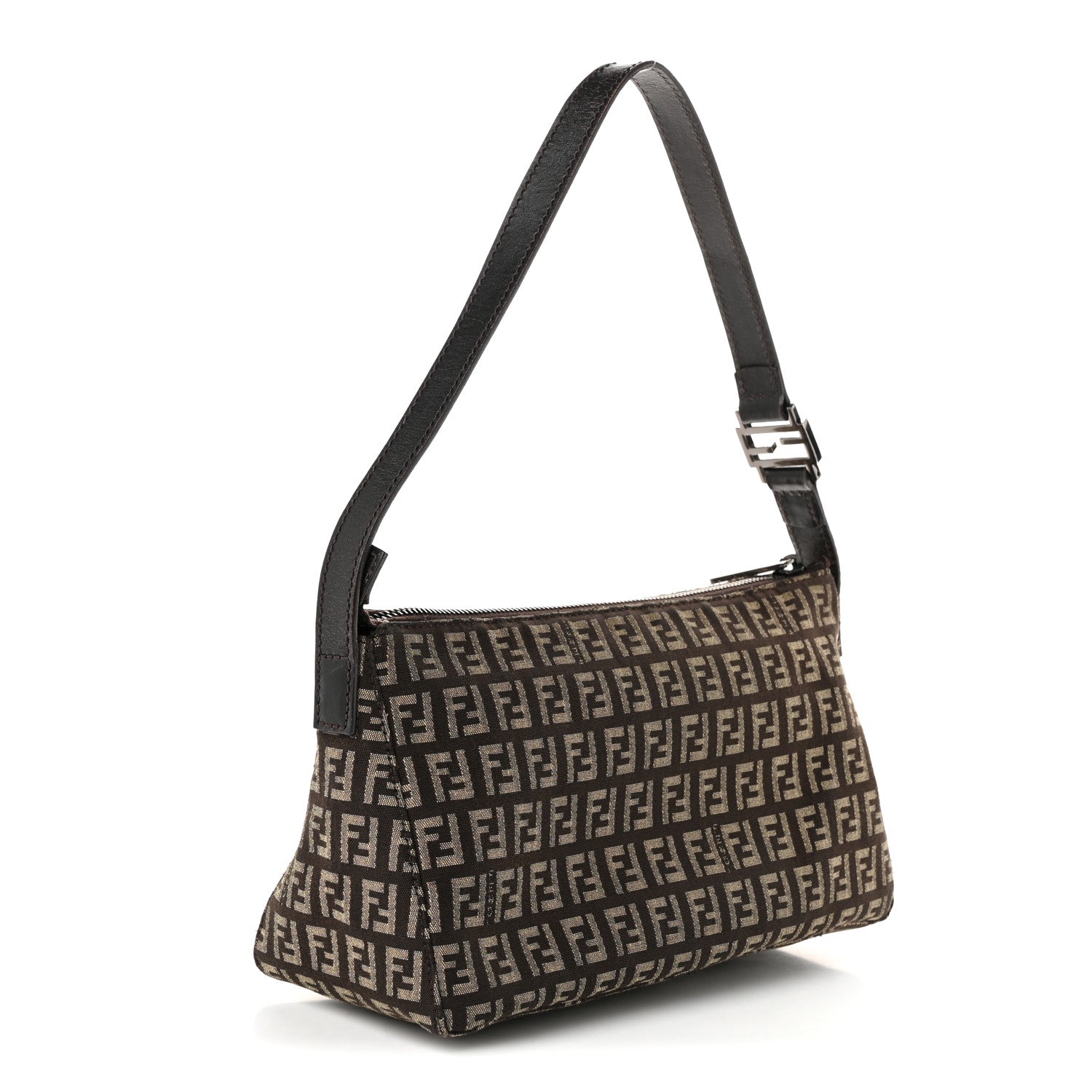 Fendi Zucchino Vitello Pochette Moro