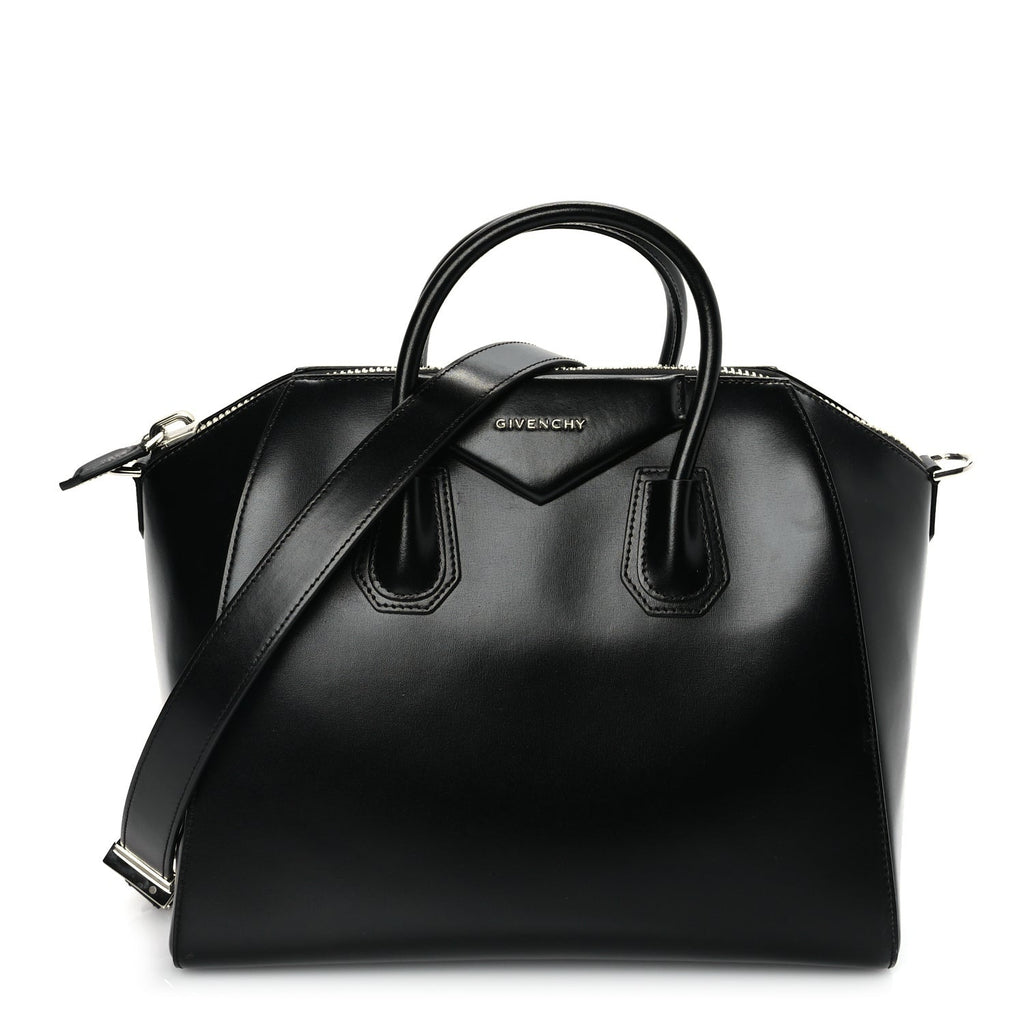Givenchy Shiny Lord Calfskin Large Antigona Black