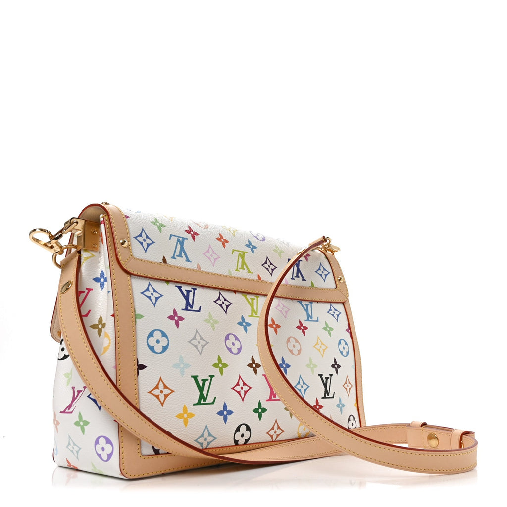 Louis Vuitton LV X TM Monogram Multicolor Dauphine Soft GM White