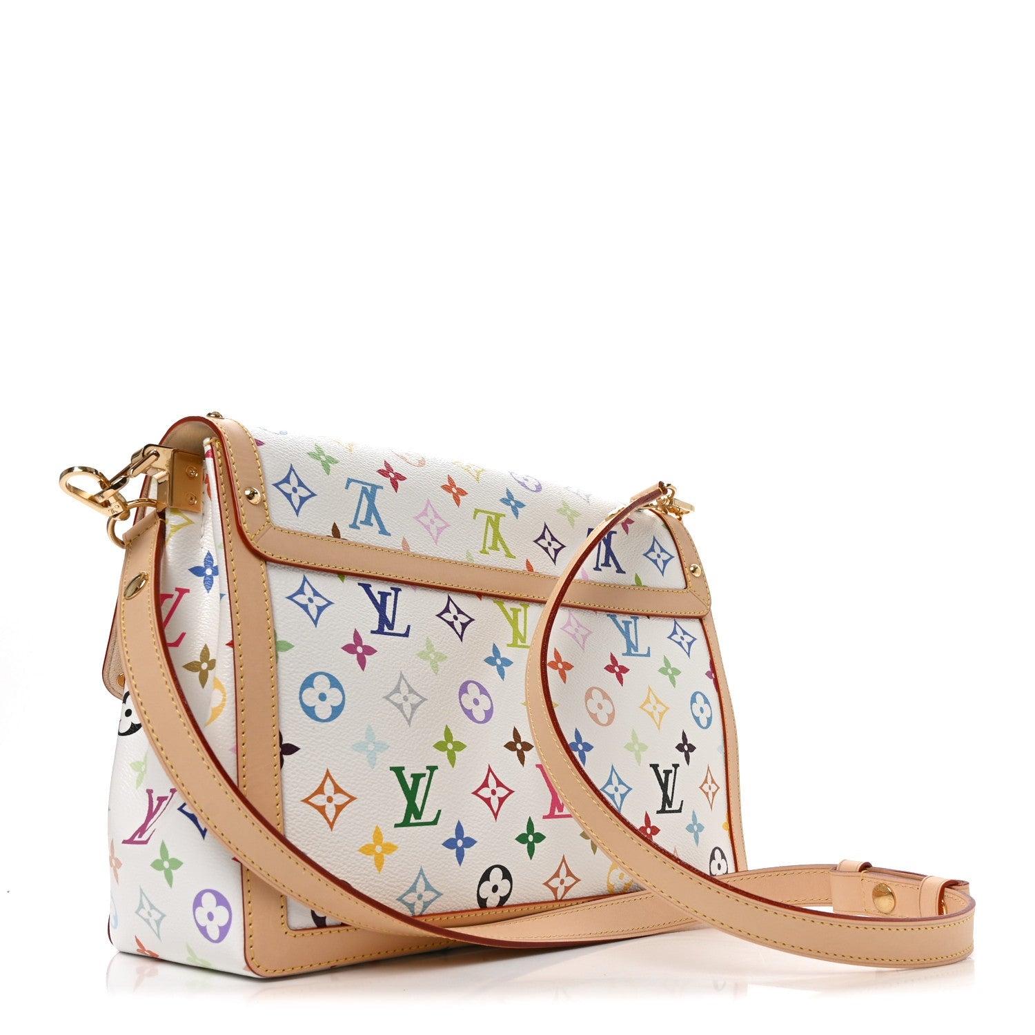 Louis Vuitton LV X TM Monogram Multicolor Dauphine Soft GM White