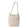 Saint Laurent Lambskin Matelasse Monogram Medium Jamie 4.3 Pochon Crema Soft