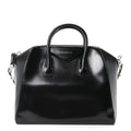 Givenchy Shiny Lord Calfskin Medium Antigona Black