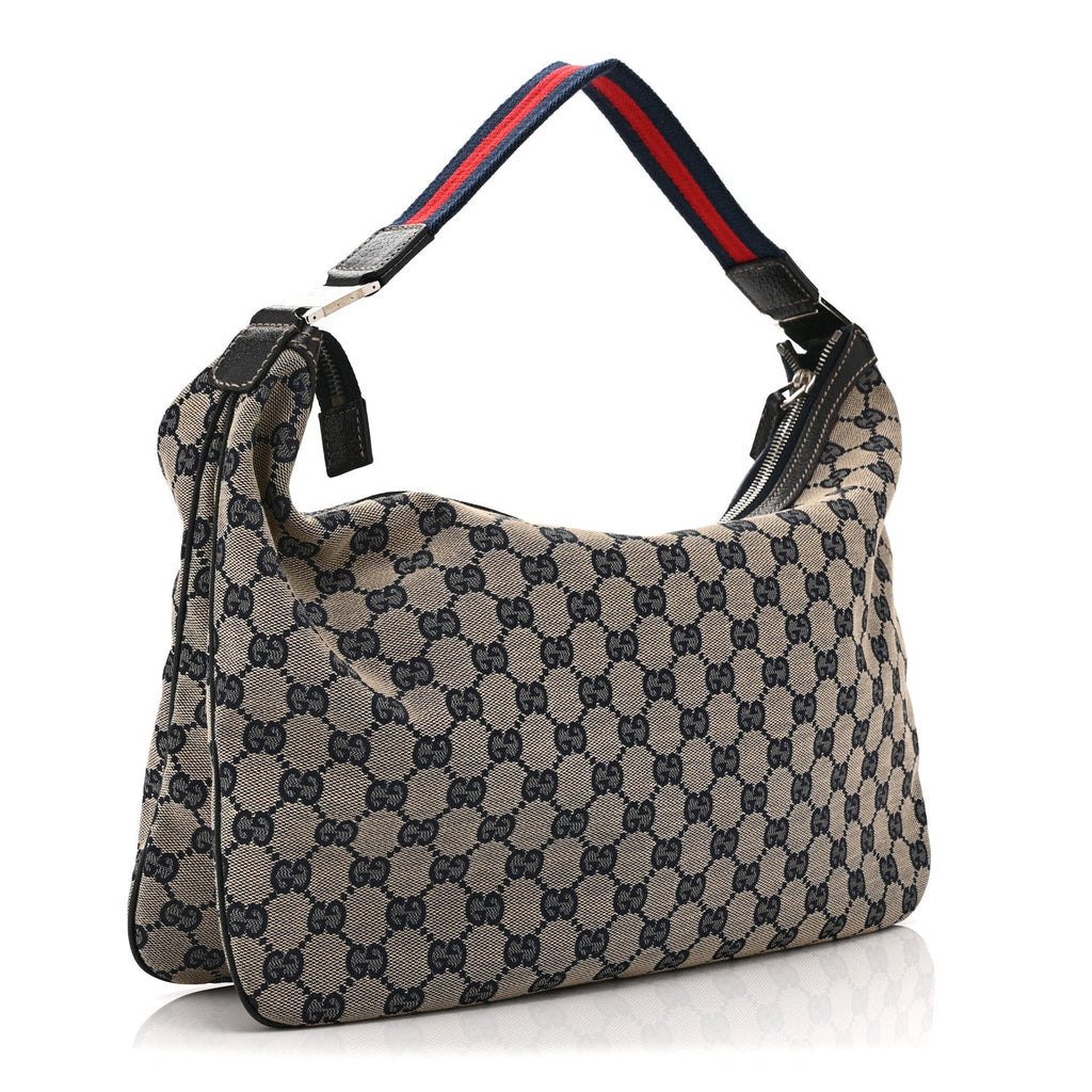 Gucci Monogram Medium Pop Hobo Navy